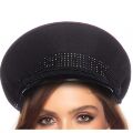 Офицерская шляпа Festival Officer Hat от Rhinestone Leg Avenue, черная
