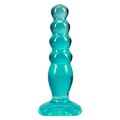 Анальная ёлочка Doc Johnson Crystal Jellies - Anal Delight - 5 Inch - Teal