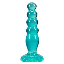 Анальная ёлочка Doc Johnson Crystal Jellies - Anal Delight - 5 Inch - Teal
