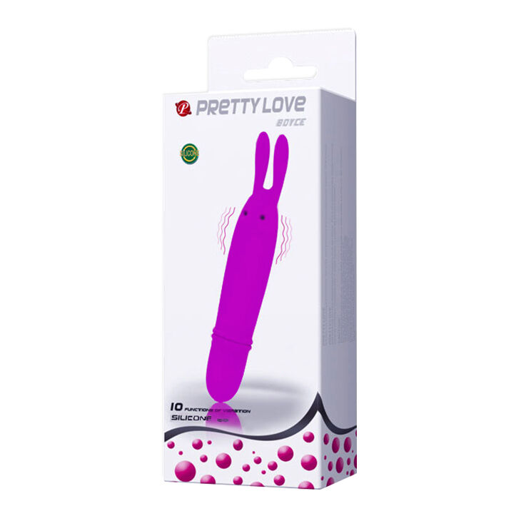 Мини-вибратор фиолетового цвета Pretty Love Boyce Vibrator Purple