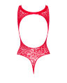 Боди Obsessive B120 teddy red S/M/L