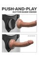 Трусики для страпону Pipedream Body Dock з підтяжками, чорні