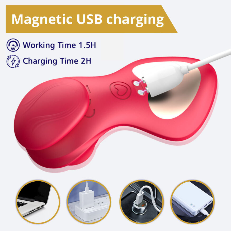 Масажер для клітора - Erospace Sweet Play Panty Vibrator With Remote Control A1
