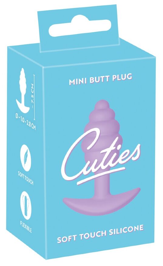 Анальная пробка Cuties Plugs, фиолетовая