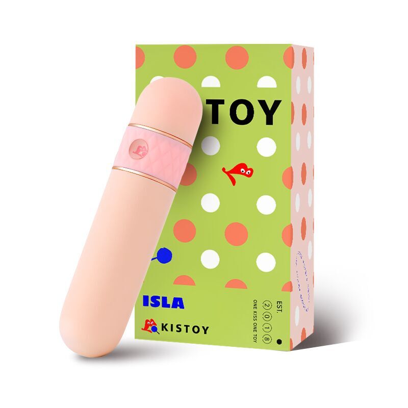 Вакуумный стимулятор + вибратор 2 в 1 KisToy ISLA Pink