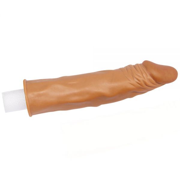 Насадка на пеніс Add 2" Pleasure X Tender, Brown без вібрації
