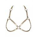 Бюстгальтер-портупея Obsessive A765 S/M/L Золотий