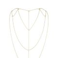 Цепочка для спины Bijoux Indiscrets Magnifique Back and Cleavage Chain - Gold, украшение для тела