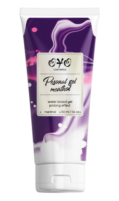 Вагинальный гель на водной основе с пролонгирующим эффектом OYO Personal Gel Menthol, 50 мл