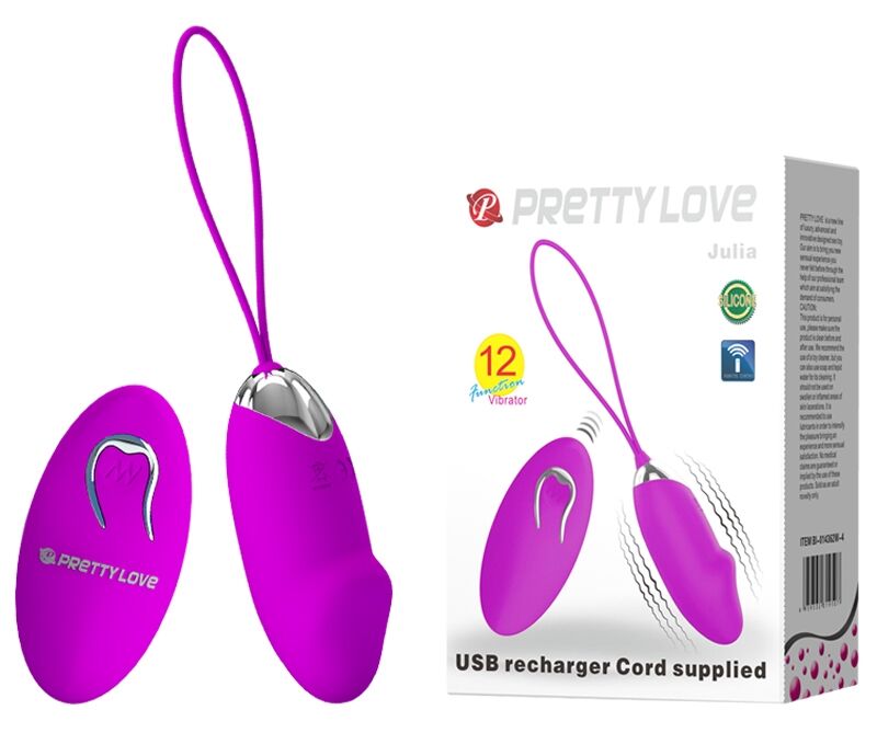 Виброяйцо с пультом ду Pretty Love - Julia, BI-014362W-4