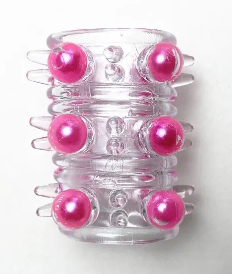 Насадка стимулирующая AR028-01 Pink, ( 1 шт )