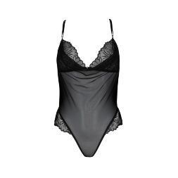 Passion - DELIENA BODY black - Сексуальный боди, L/XL