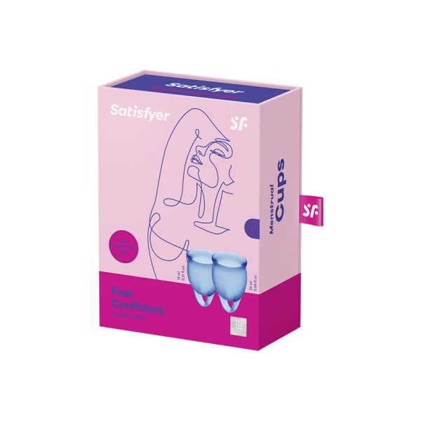 Менструальные чаши Satisfyer Feel Confident DARK BLUE