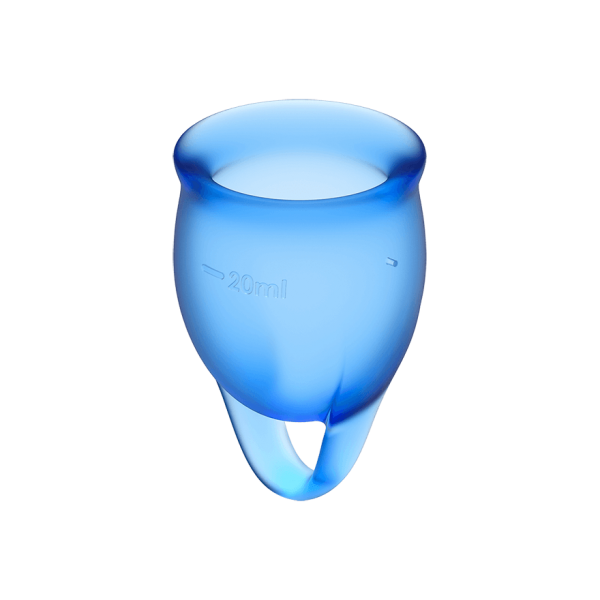 Менструальные чаши Satisfyer Feel Confident DARK BLUE