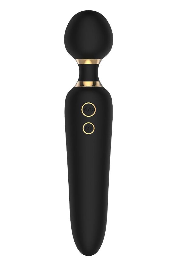 Вибратор микрофон универсальный двухсторонний Dream Toys Elite Noah с 2-мя моторами, черный