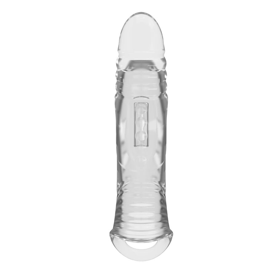 Удлиняющая насадка PRETTY LOVE - Penis Sleeve 8.7" Extender Clear, BI-026241NM