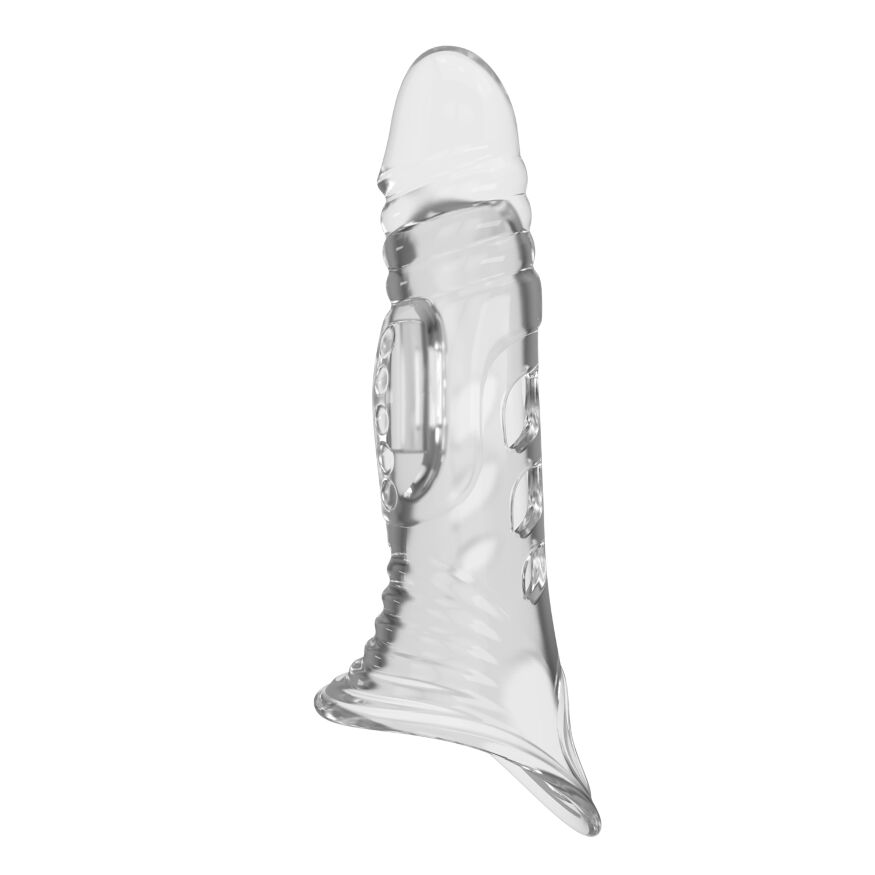 Удлиняющая насадка PRETTY LOVE - Penis Sleeve 8.7" Extender Clear, BI-026241NM
