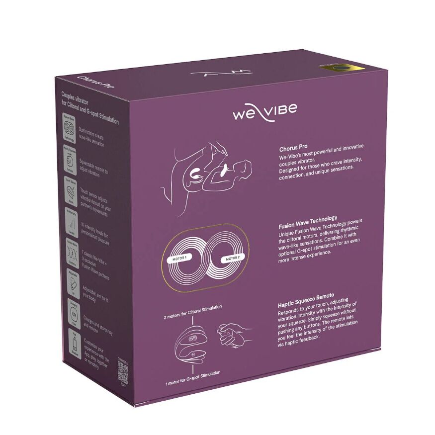 Смарт-вібратор для пар We-Vibe Chorus Pro Satin Black