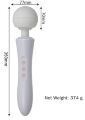 Вібромасажер Boss Series - Massager Ultra Powerful Big USB Black 20 Function, BS2200010