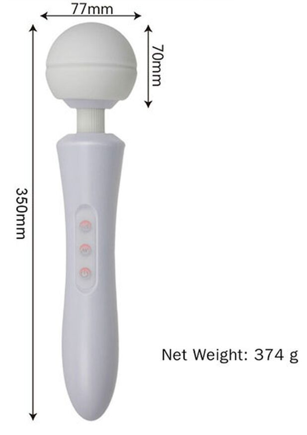 Вібромасажер Boss Series - Massager Ultra Powerful Big USB Black 20 Function, BS2200010