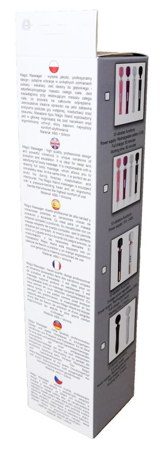 Вібромасажер Boss Series - Massager Ultra Powerful Big USB Black 20 Function, BS2200010