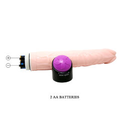 Вібратор - Waves Of Pleasure Fantasy Vibe Flesh, 23 см