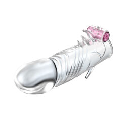 Насадка на член - Penis Sleeve With Vibration, 13 см