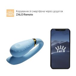Смарт вибратор для пар Zalo — Fanfan Royal Blue