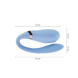 Смарт вибратор для пар Zalo — Fanfan Royal Blue