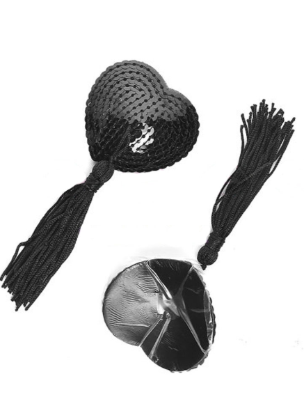 Пестисы (наклейки на грудь), цвет черный