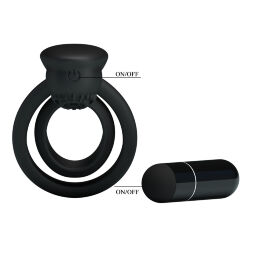 Эрекционное кольцо – Pretty Love Esther Penis Ring Black