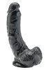 Реалистичный фаллоимитатор с мошонкой и присоской Get Real ToyJoy, 20,5х5 см