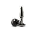 Анальная пробка NS Novelties Rear Assets - Tapered - Small - Gunmetal - Black