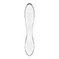 Скляний фалоімітатор Satisfyer Dazzling Crystal 1 Transparent прозорий