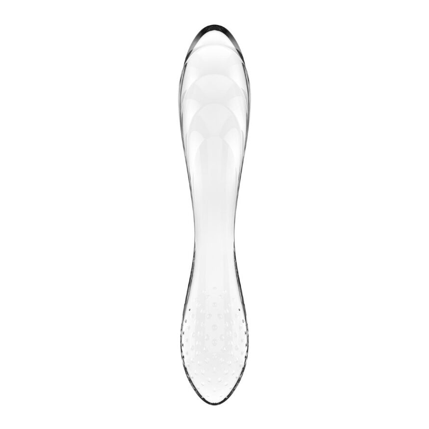 Скляний фалоімітатор Satisfyer Dazzling Crystal 1 Transparent прозорий