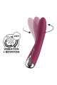 Вибратор для точки G Satisfyer Spinning Vibe 1 с ротацией, красный