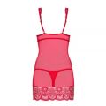 Сорочка 853-CHE-3 chemise thong red S / M