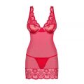 Сорочка 853-CHE-3 chemise thong red S / M