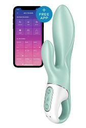 Смарт вибратор-кролик Satisfyer Air Pump Bunny 5+, надувается (мятая упаковка)