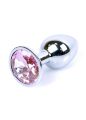 Анальна пробка - Jewellery Silver Plug Light Pink