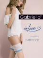 Панчохи з силіконом Katherine (natural / blue / champagne) - 3/4