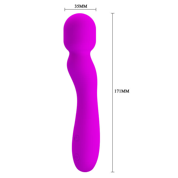 Стильний універсальний вибромассажер Pretty Love Paul Massager Purple