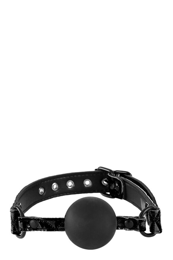 Кляп NS Novelties SINFUL SOFT SILICONE GAG BLACK