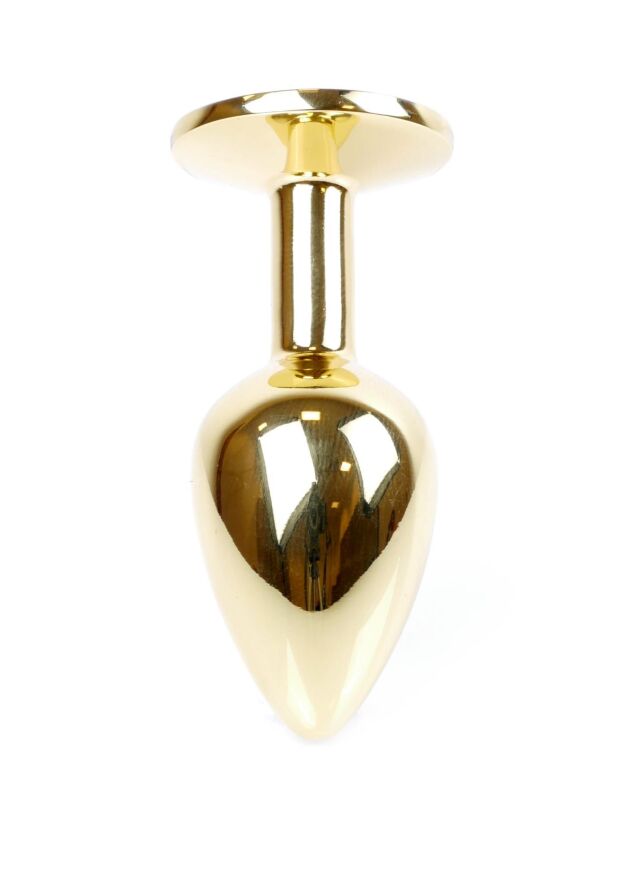 Анальна пробка - Jewellery Gold Plug Red