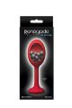 Уникальная анальная пробка RENEGADE RATTLER RED