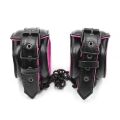 Наручники мягкие Luxury Fetish Black&amp;Pink Hands