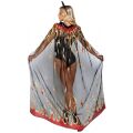 Блестящая накидка и рожки Leg Avenue Devil cape and horns O/S