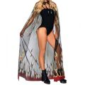 Блестящая накидка и рожки Leg Avenue Devil cape and horns O/S