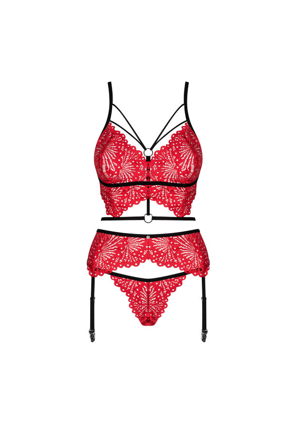 Комплект сексуальный Obsessive Mettia 3-pcs set S/M