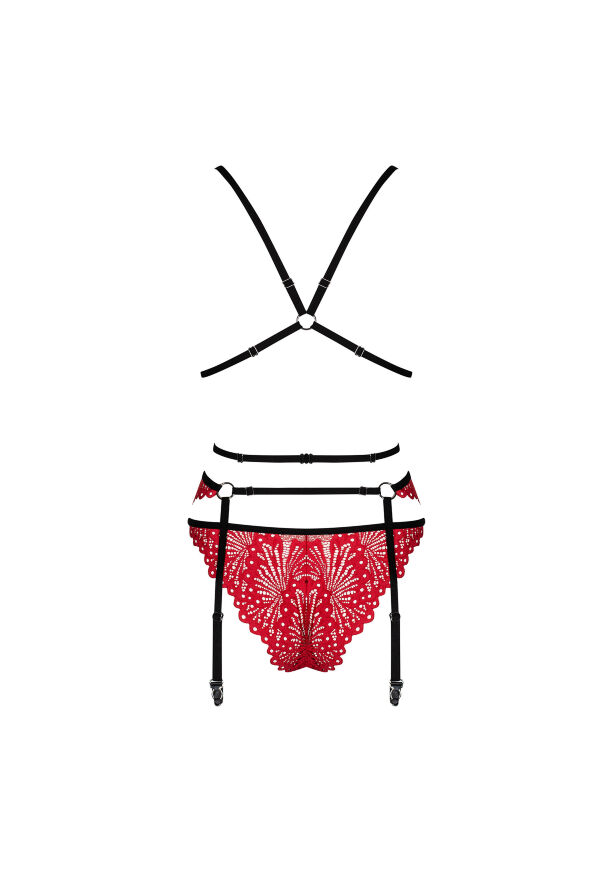 Комплект сексуальный Obsessive Mettia 3-pcs set S/M